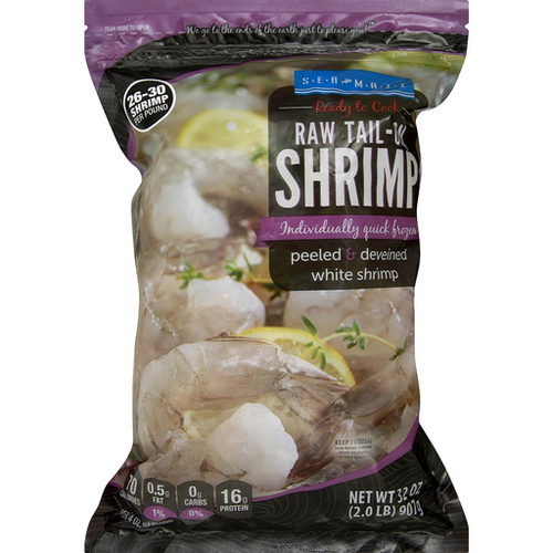 SeeMazz Shrimp Peeled & Deveined 26-30 Count (2lb)