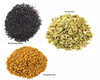 Jalpur Millers Spice Combo Pack - Fennel Seeds 500g - Fenugreek Seeds 500g - Black Mustard Seeds 500g (3 Pack)