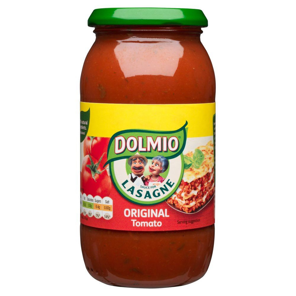 Dolmio Original Tomato Lasagne Sauce 500g Single Jar (500g x 1 Jar)