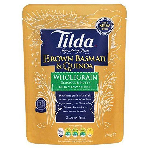 Tilda Steamed Brown Basmati & Quinoa Rice 250g (Pack of 6)