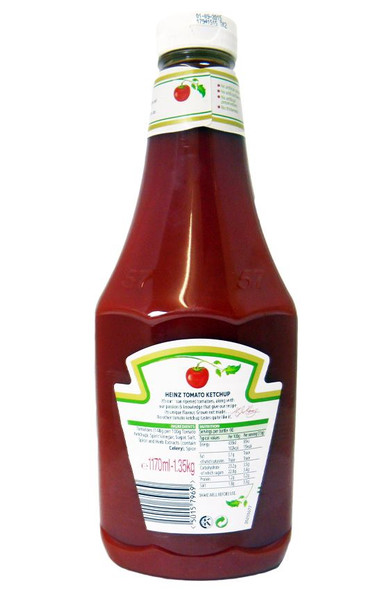 Heinz - Tomato Ketchup *Big Bottle* - 1.35kg (pack of 2)