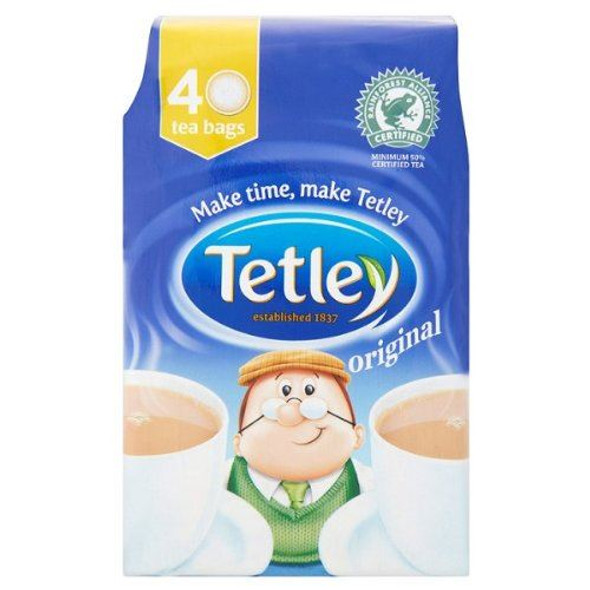 Tetley Original Tea Bags - 40's - Pack of 4 (40's x 4)