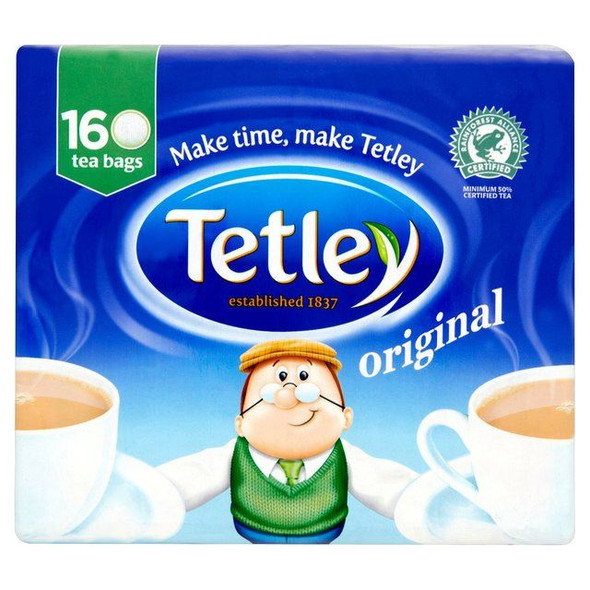 Tetley Original Tea Bags - 160's - Pack of 3 (160's x 3)