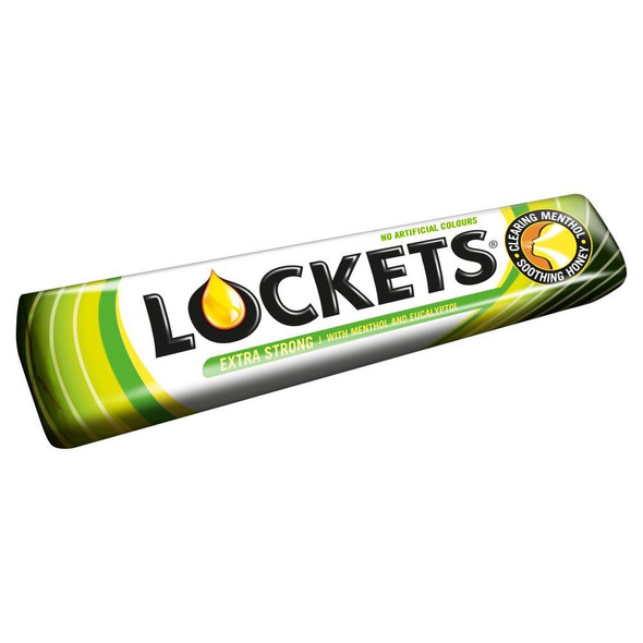 Lockets Extra Strong - 41g - Pack of 3 (41g x 3 Sticks)
