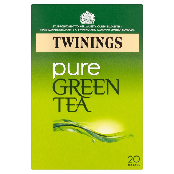Twinings Pure Green Tea - 20s - Pack of 4 (20s x 4)