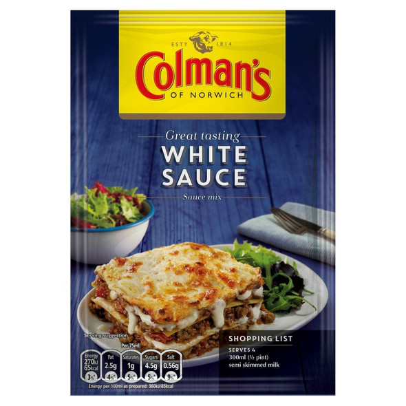 Colman's White Sauce Mix - 25g - Pack of 4 (25g x 4)