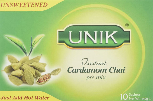 Unik Cardamom Tea Unsweetened Pack of 5 -5 x 140g