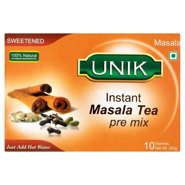 Unik Masala Tea Sweetened Pack of 5 -5 x 140g