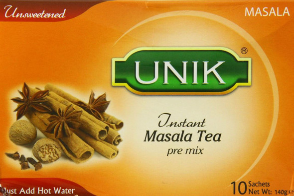 Unik Masala Tea Unsweetened Pack of 5 -5 x 140g