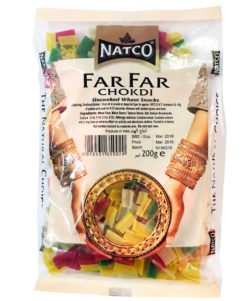 Natco - Far Far Chokdi (Uncooked Wheat Snacks) - 200g
