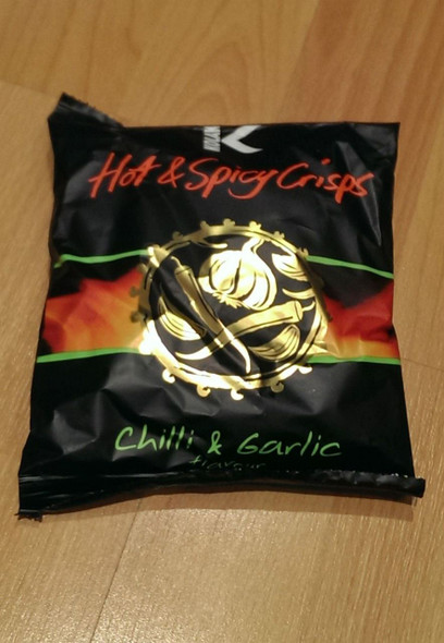 Kolak - Chilli & Garlic Crisps - 25g (Pack of 10)