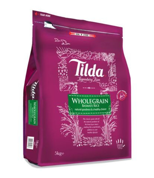 Tilda - Wholegrain Basmati Rice - 5kg Tilda - Wholegrain Basmati Rice - 5kg