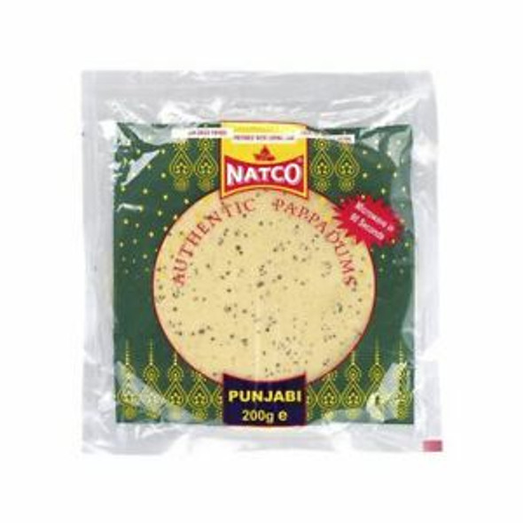 Natco Punjabi Pappadums - 200g