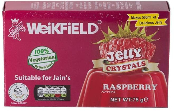 Weikfield Raspberry Jelly Crystals - 75g