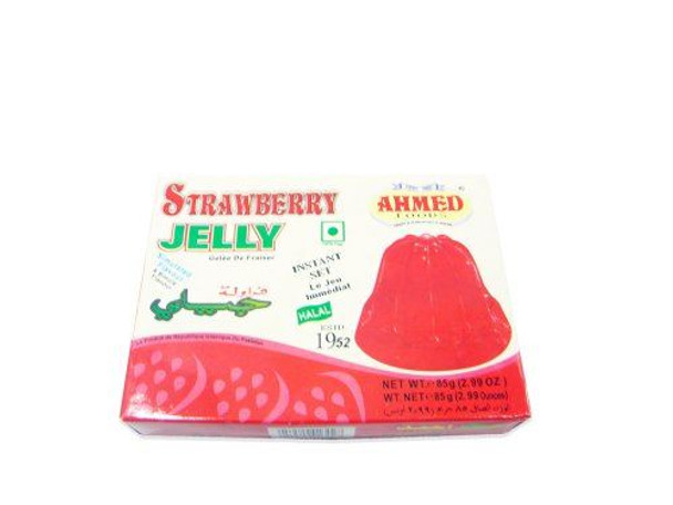 Ahmed Strawberry Jelly (Vegetarian) - 85g x 3