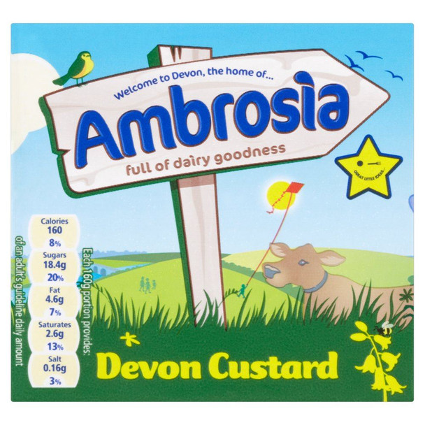 Ambrosia Ready to Serve Devon Custard - 500g