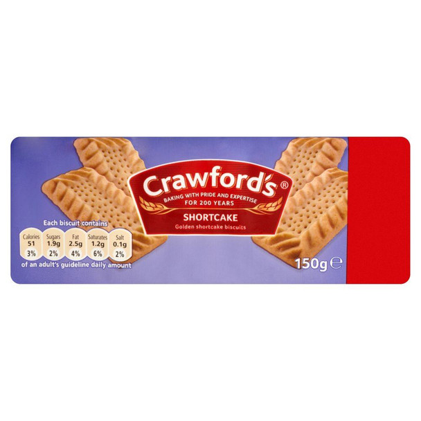 Crawfords Golden Shortcake Biscuits - 150g
