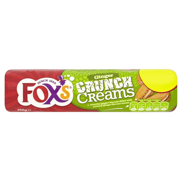 Fox's Ginger Crunch Cream - 168g