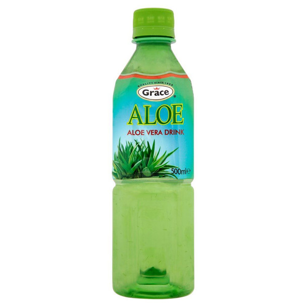 Grace Original Aloe Vera Juice Drink - 500ml - Single Bottle (500ml x 1 Bottle)