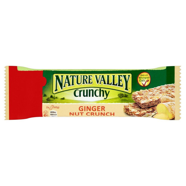 Nature Valley Ginger Nut Crunch Bar - 42g - Pack of 3 (42g x 3)
