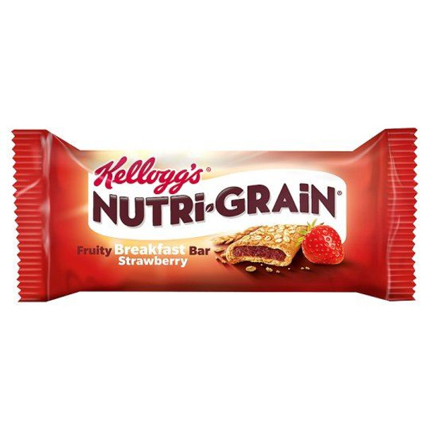 Nutri-Grain Strawberry Cereal Bar - 37g - Pack of 3 (37g x 3)