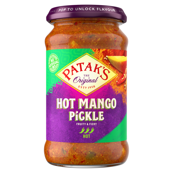 Patak's Hot Mango Pickle - 283g (pack of 2)