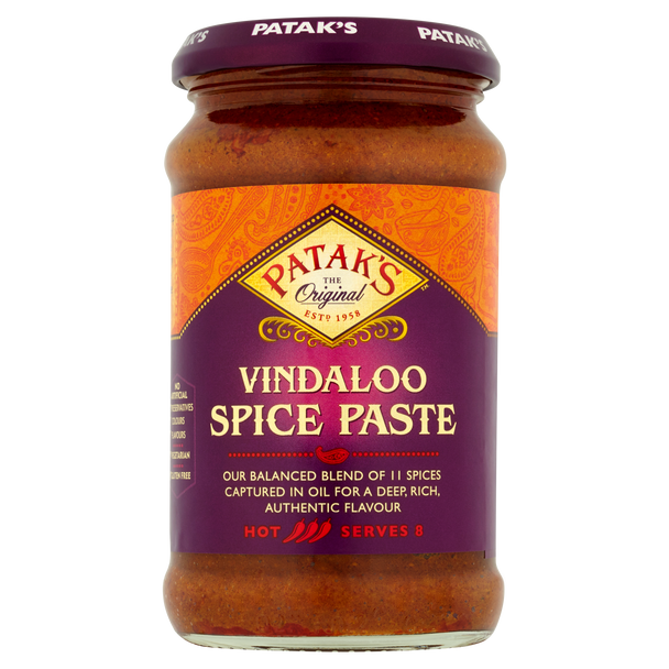 Patak's Vindaloo Paste - 283g (pack of 2)