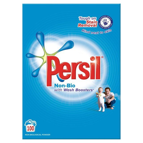 Persil Non-Biological Powder Detergent - (7kg, 100 Washes) - NEW PACK -