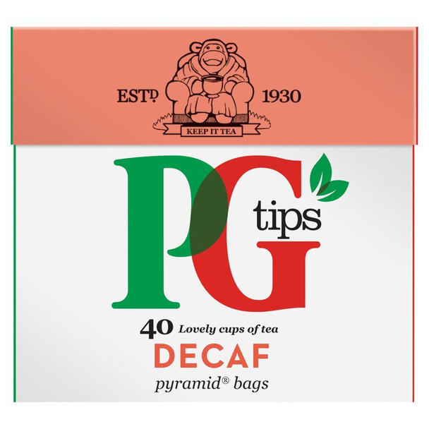 PG Tips Decaf Tea Bags - 40's