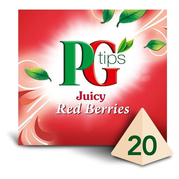 PG Tips Red Berries Tea - 20's - Pack of 2 (20's x 2)