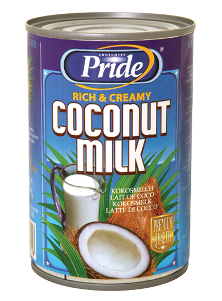 Pride Coconut Milk 400 ml (Pack of 12)