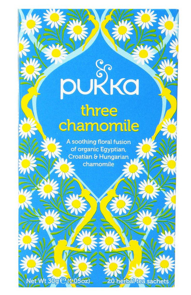 Pukka Tea - Three Chamomile - (Pack of 2) 30g net weight each
