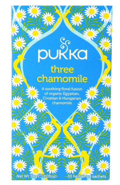 Pukka Tea - Three Chamomile - (Pack of 2) 30g net weight each