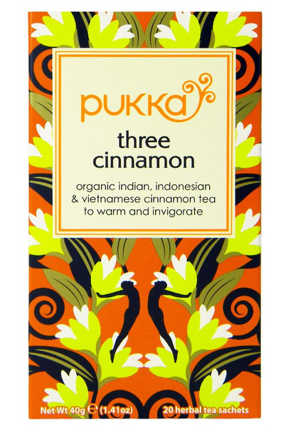 Pukka Tea - Three Cinnamon - (Pack of 2) 40g net weight each