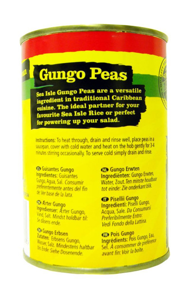 Sea Isle - Gungo Peas in Salted Water - 400g (pack of 2)