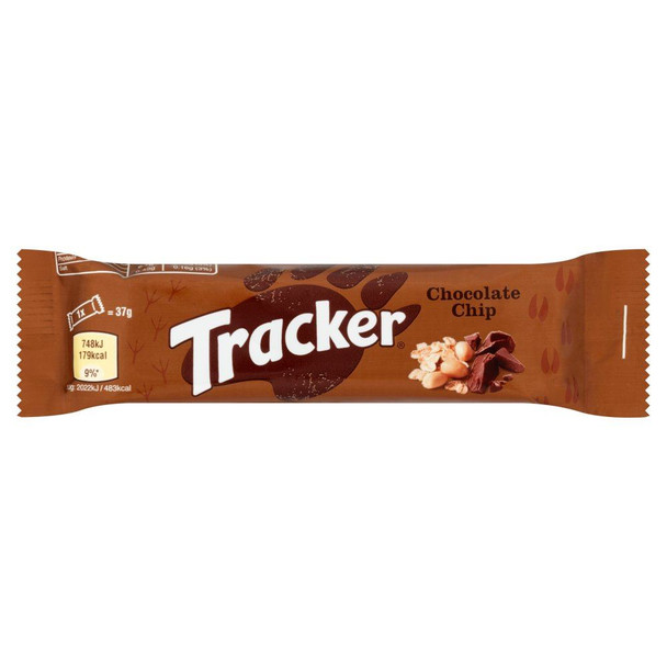 Tracker Chocolate Chip Cereal Bar - 37g - Pack of 3 (37g x 3)