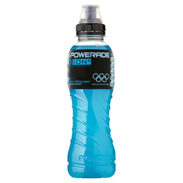 Powerade Berry & Tropical Isotonic Drink - 500ml - Single Bottle (500ml x 1 Bottle)