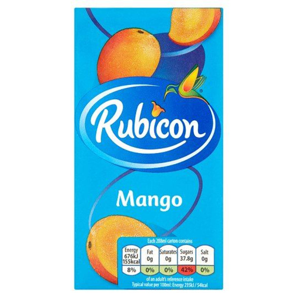 Rubicon Mango - 288ml - Pack of 2 (288ml x 2)