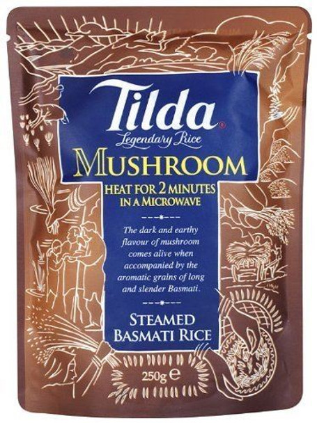 Tilda Steamed Basmati Mushroom Rice - 250g