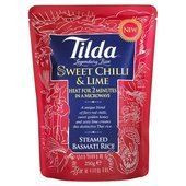 Tilda Steamed Basmati Sweet Chilli and Lime Rice - 250g
