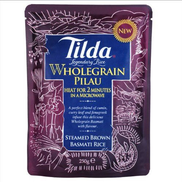 Tilda Steamed Basmati Wholegrain Pilau Rice - 250g