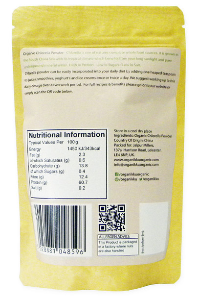 Organikku Organic Chlorella Powder - 250g