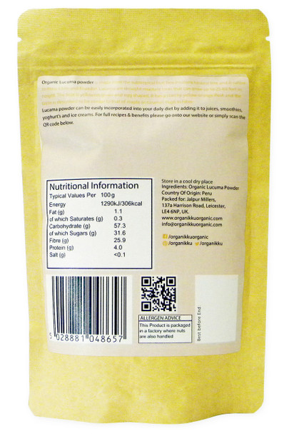 Organikku Organic Lucuma Powder - 250g