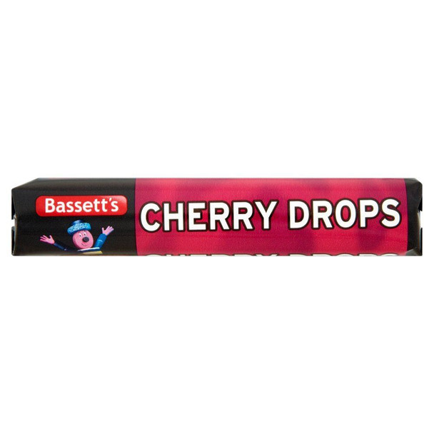 Bassett Cherry Drop - 40g - Pack of 6 (40g x 6 Rolls)