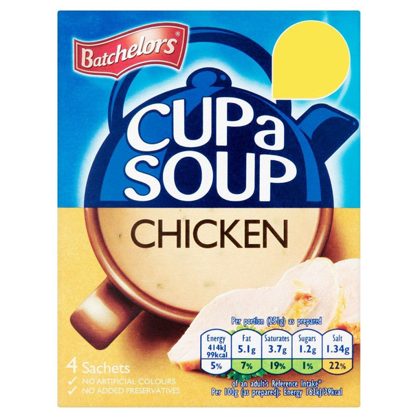 Batchelors Cup A Soup Chicken - 81g - Pack of 2 (81g x 2)