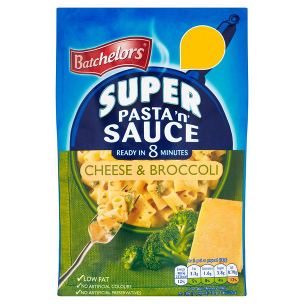 Batchelors Pasta 'N' Sauce Cheese & Broccoli - 110g - Pack of 6 (110g x 6)