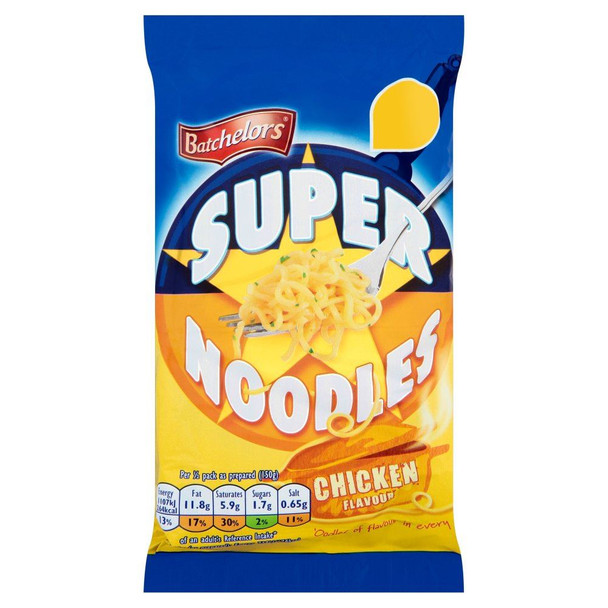 Batchelors Super Noodles Chicken - 100g - Pack of 2 (100g x 2)