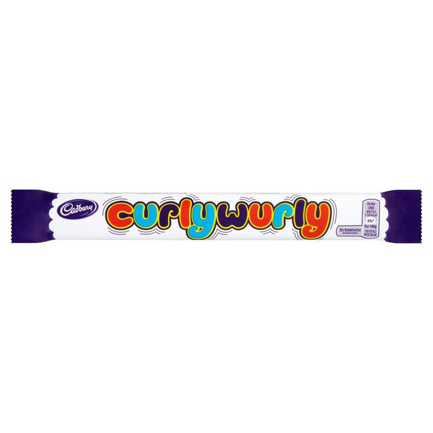 Cadburys Curly Wurly - 27g - Pack of 12 (27g x 12 Bars)