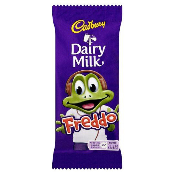 Cadburys Dairy Milk Freddo - 18g - Pack of 10 (18g x 10 Bars)