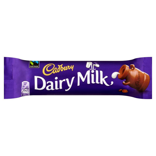 Cadburys Dairy Milk Standard 45g - Pack of 12 (45g x 12 Bars)